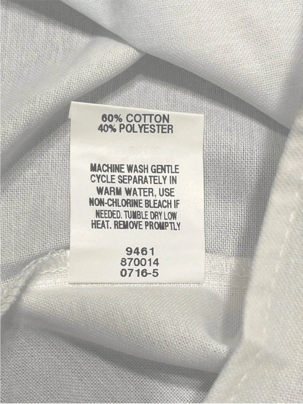 A+ School Apparel Uniform Girls Oxford Blouse Shirt SZ 12 SS White Button Collar